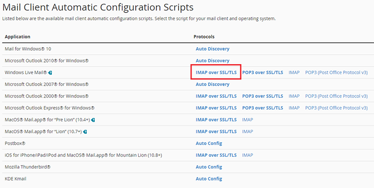 Automatic Config