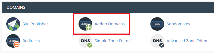 Addon Domains Icon