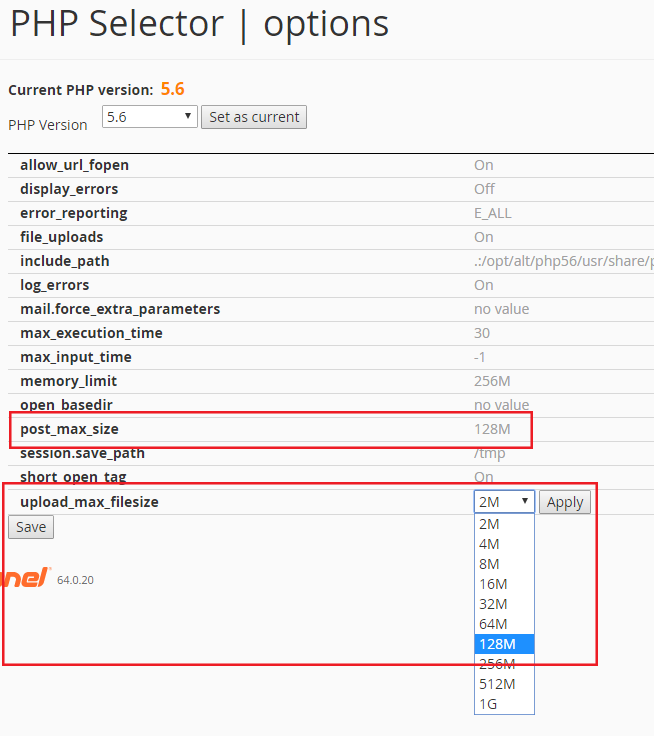 Set Wordpress File Upload Size